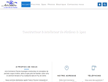 Tablet Screenshot of piscine-auvergne.com